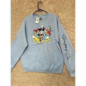 Hot Topic Disney Sensational Six Light Blue Sweatshirt Pullover Size 0